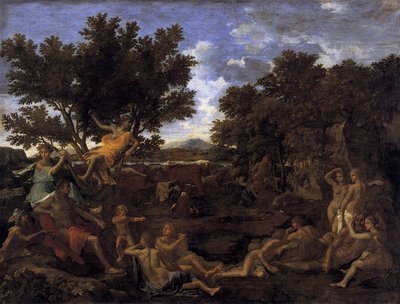 Apollo and Daphne by Nicolas Poussin